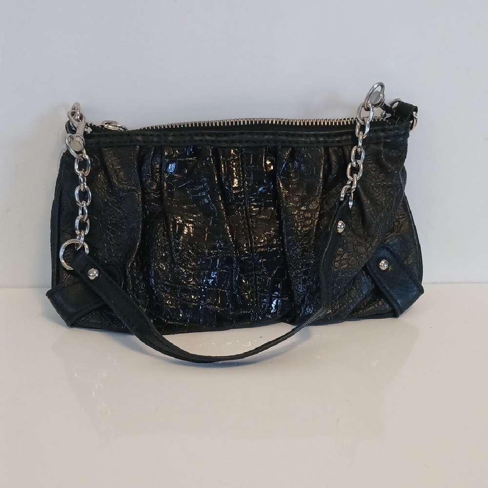 Chic Black Women's Small Purse with Chain Strap NWT